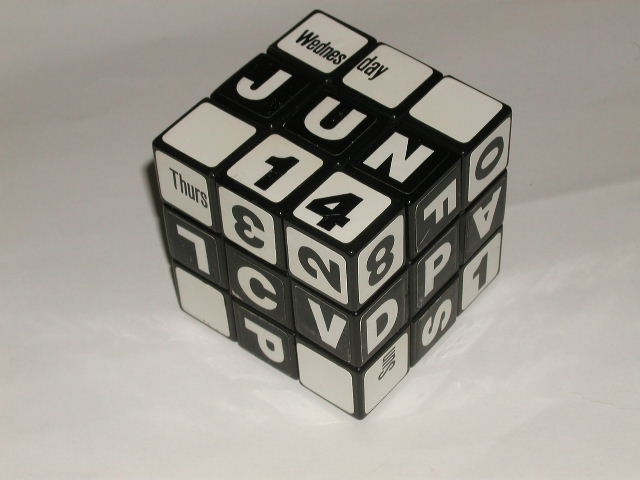 CALENDAR CUBE - AMERICAN.