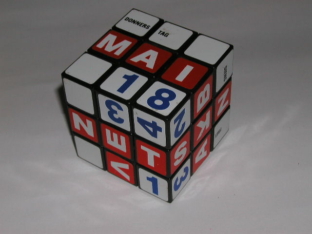 Calendar Cube - German