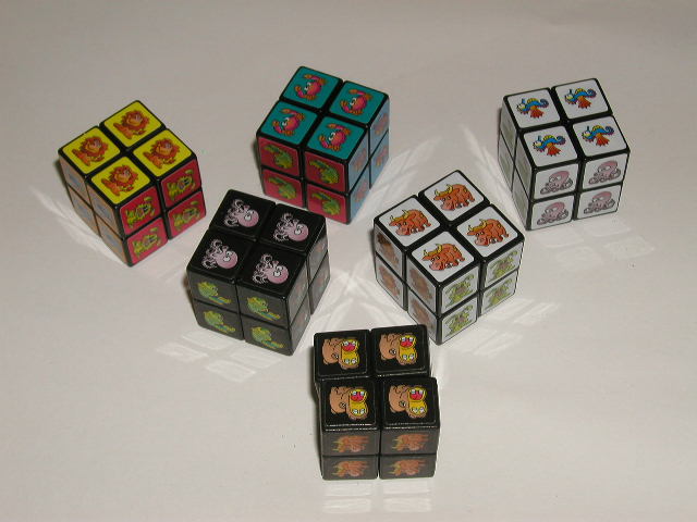 Group of Eastsheen mini 2x2x2 Cubes