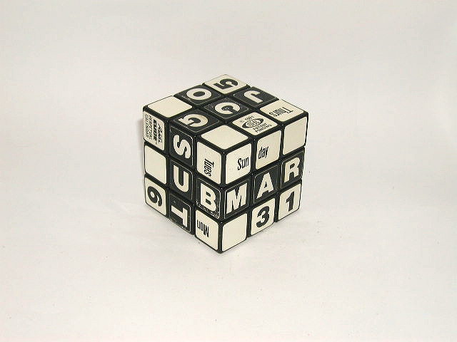 Calendar Cube - American - from David Singmaster