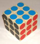 Round Sticker Cube 4