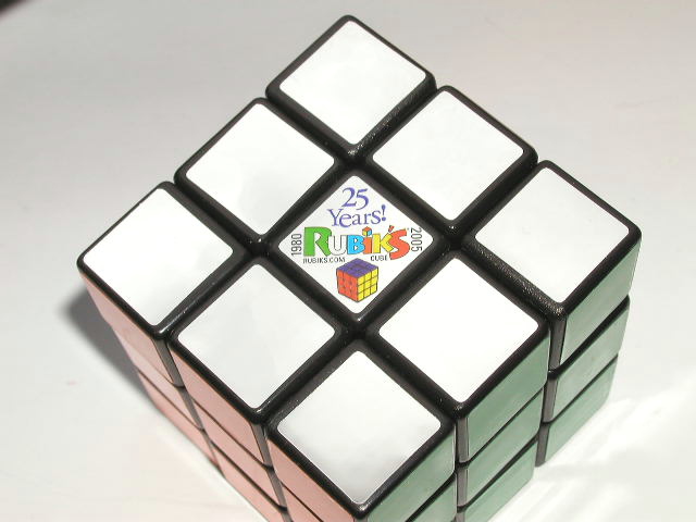 Logo - Rubiks.com 25 years Anniversary White
